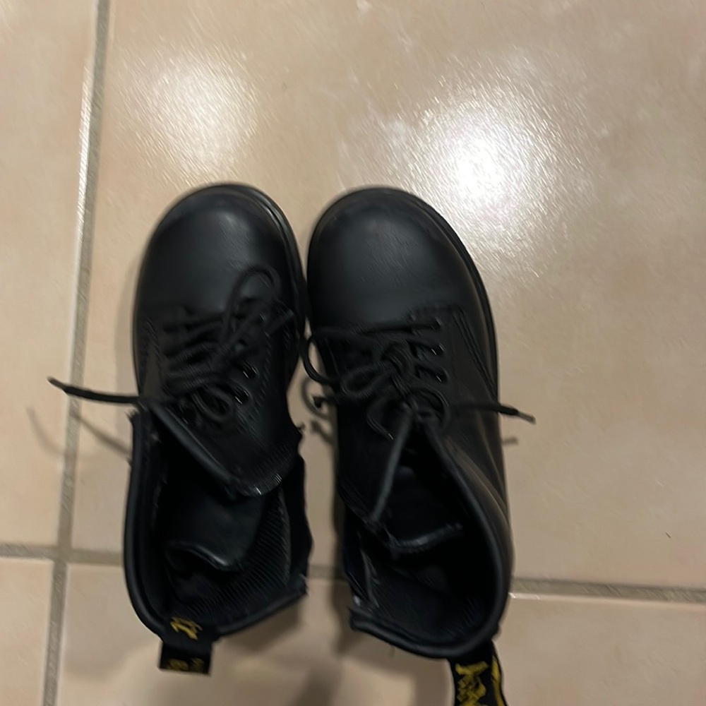 Toddler zip up Dr. Martens. Size 10.